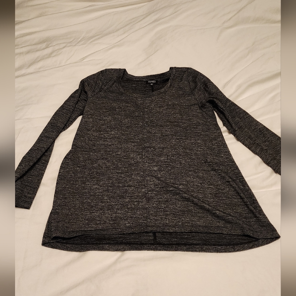 Grey, knit pullover sweater size medium